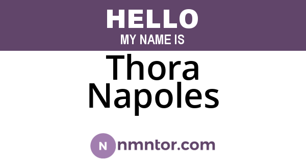Thora Napoles