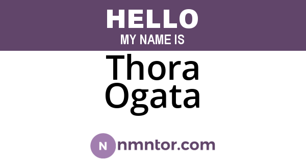 Thora Ogata