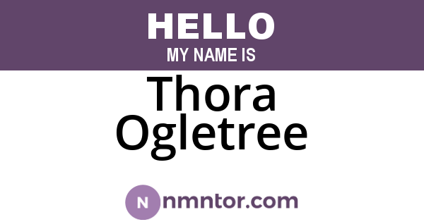 Thora Ogletree