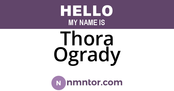 Thora Ogrady