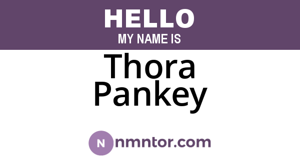 Thora Pankey