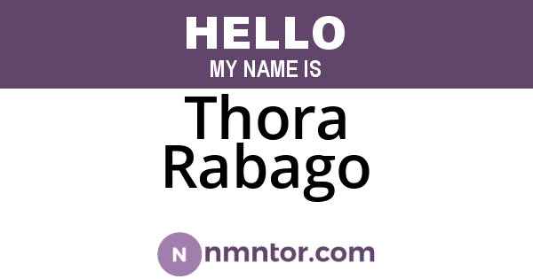 Thora Rabago