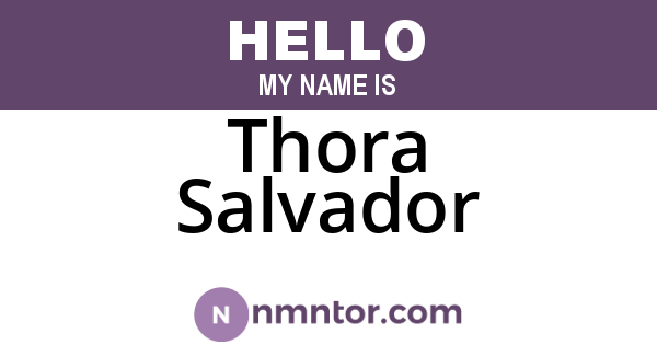 Thora Salvador