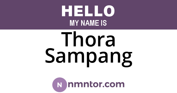 Thora Sampang