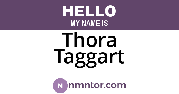 Thora Taggart