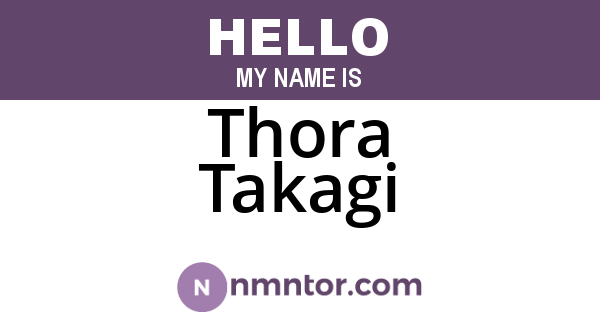 Thora Takagi
