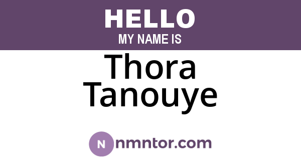Thora Tanouye