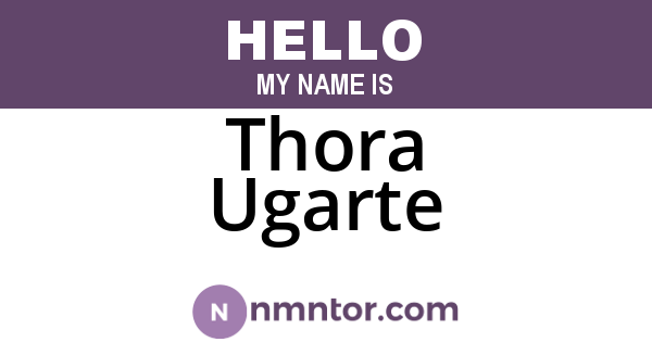 Thora Ugarte