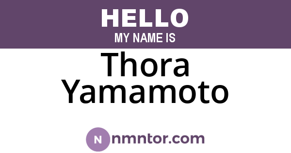 Thora Yamamoto