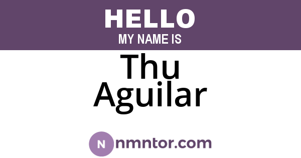 Thu Aguilar