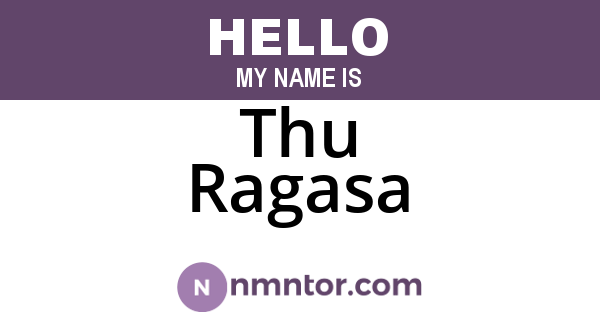 Thu Ragasa
