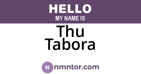 Thu Tabora