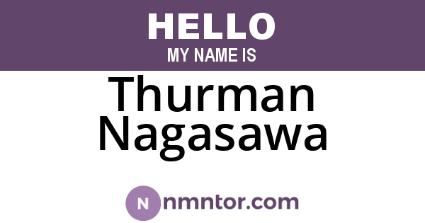 Thurman Nagasawa