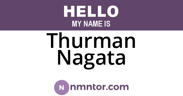 Thurman Nagata