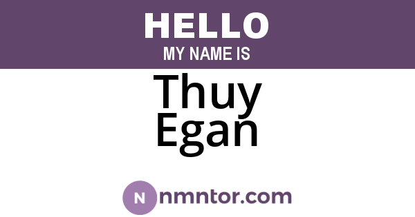 Thuy Egan