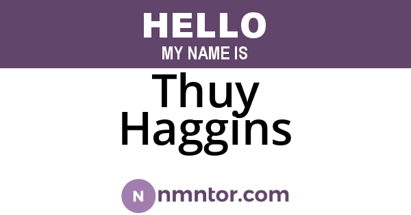 Thuy Haggins