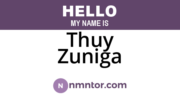 Thuy Zuniga