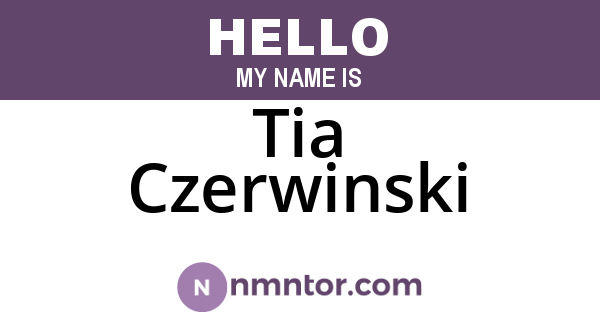 Tia Czerwinski