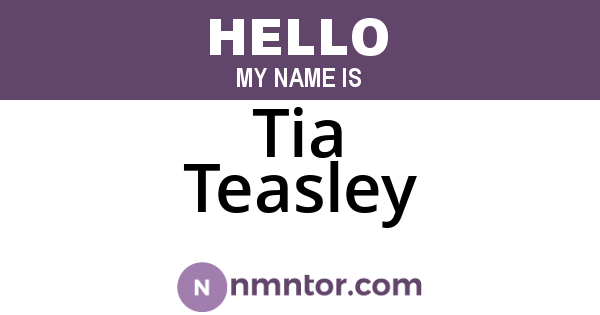 Tia Teasley
