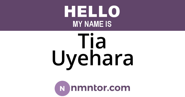 Tia Uyehara