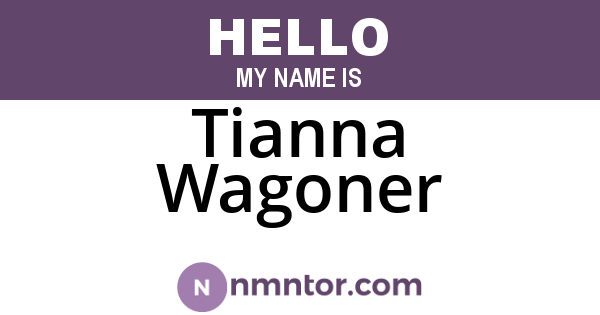 Tianna Wagoner