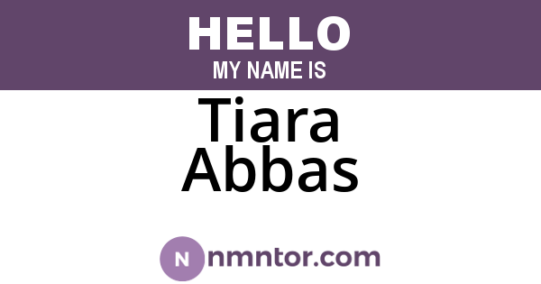 Tiara Abbas