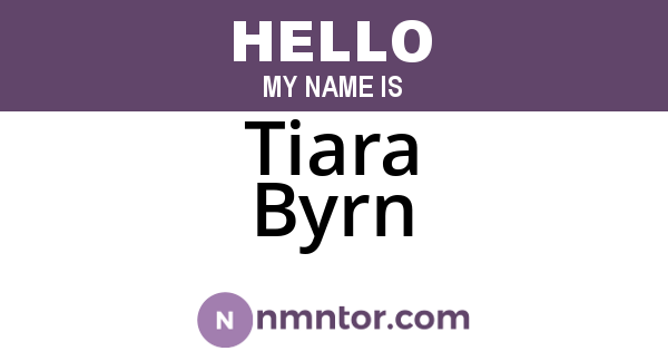 Tiara Byrn