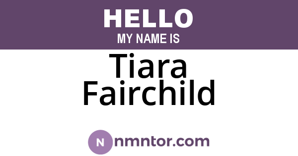 Tiara Fairchild