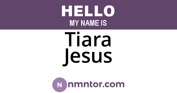 Tiara Jesus