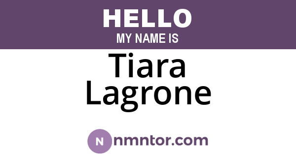 Tiara Lagrone