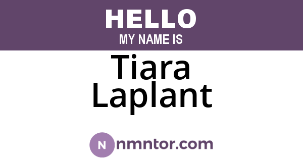 Tiara Laplant