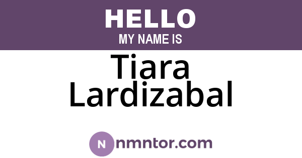 Tiara Lardizabal