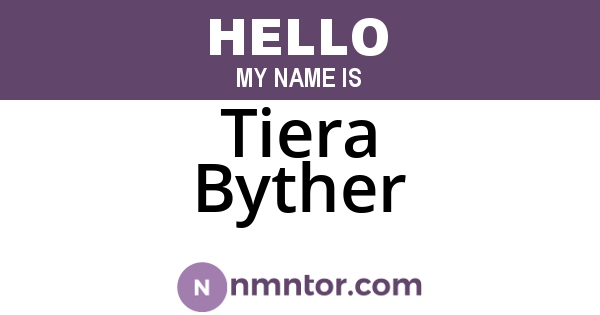 Tiera Byther