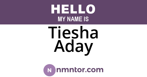 Tiesha Aday