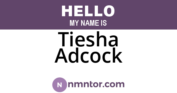 Tiesha Adcock