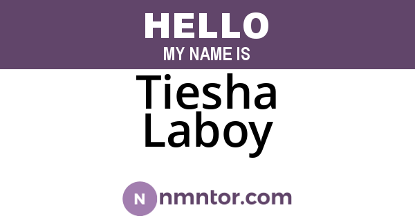 Tiesha Laboy