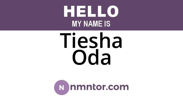 Tiesha Oda