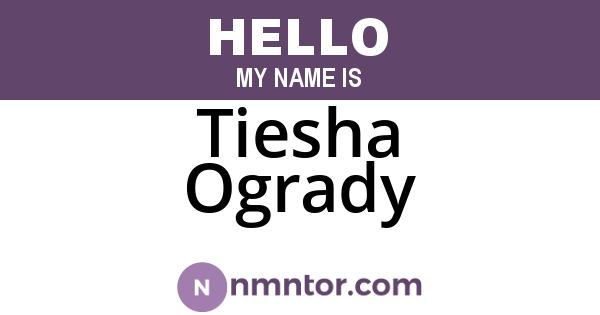 Tiesha Ogrady