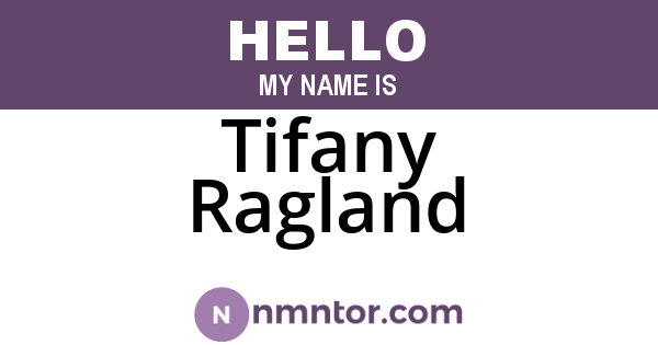 Tifany Ragland