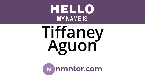 Tiffaney Aguon