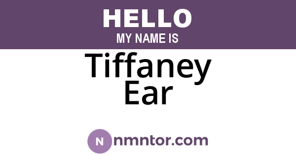 Tiffaney Ear
