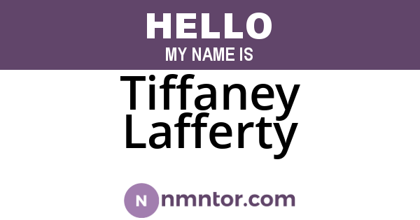 Tiffaney Lafferty