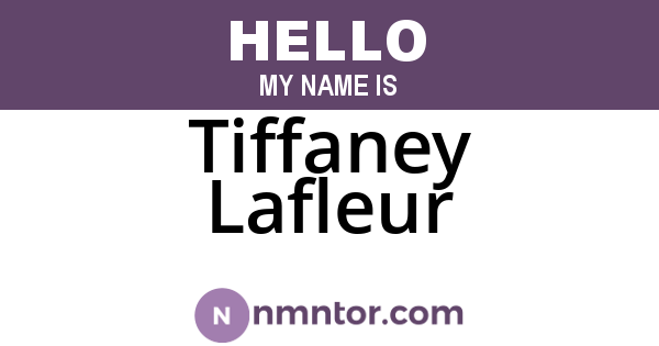 Tiffaney Lafleur