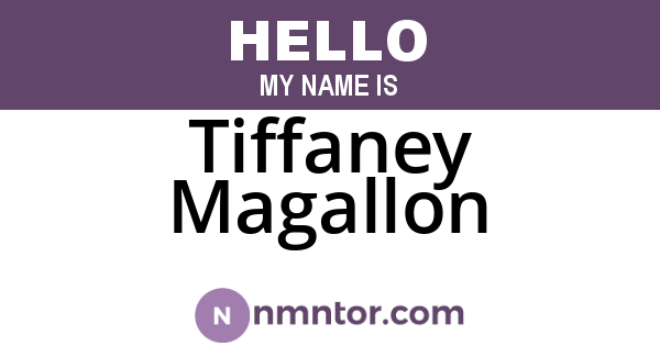Tiffaney Magallon