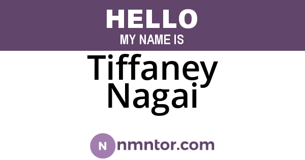 Tiffaney Nagai
