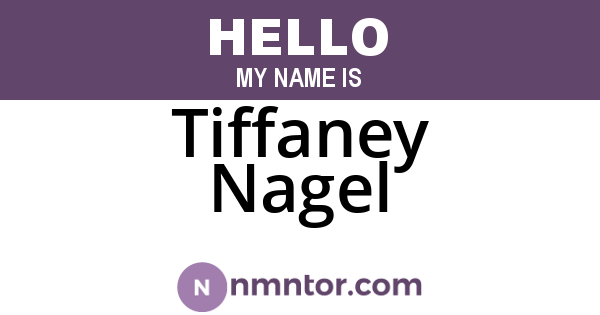 Tiffaney Nagel