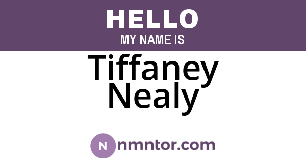 Tiffaney Nealy