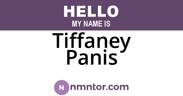 Tiffaney Panis