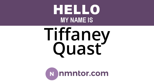 Tiffaney Quast