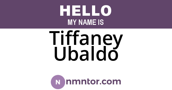 Tiffaney Ubaldo